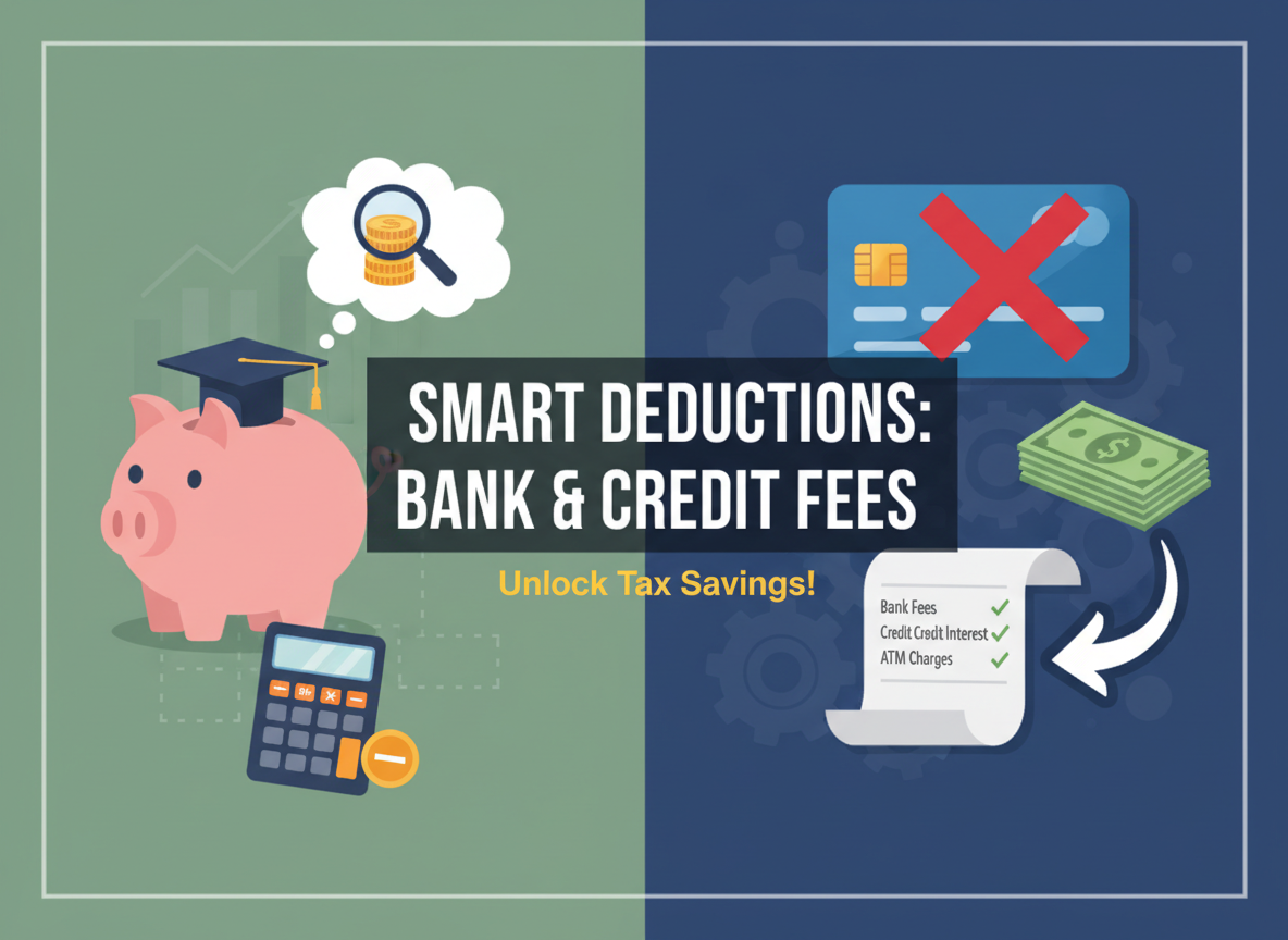 Did You Know You Can Deduct Bank Fees and Credit Card Processing Fees?